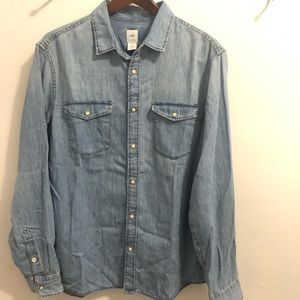 Denim Button Down Shirt